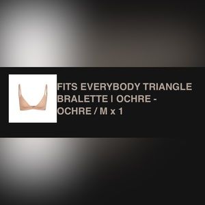 SKIMS Fits Everybody Triangle Bralette- ochre.